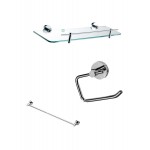 Chrome Bathroom Accessories Package 3